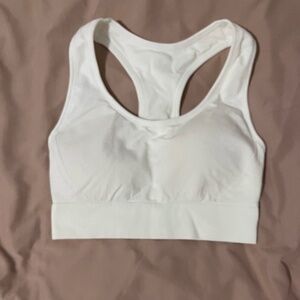 All In Motion White Sports Bra